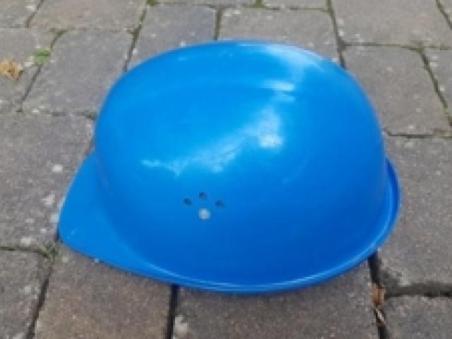 1 bl Bauhelm, Helm gebraucht, kinder, Erwachsene - 1